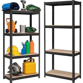 Dílenský regál Kovový skladový regál Gockowiak 5 x 5 x 5 cm, nosnost 5 kg na polici