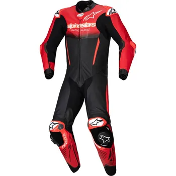 Sportovní oblečení Jednodílná kožená kombinéza Alpinestars GP-R7 Tech-Air ready/kompatibilní černo-červená 54