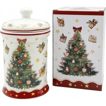 Dóza na potraviny Stojící dóza na sušenky Vánoční stromeček