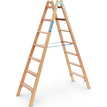 Žebřík ZARGES Crestastep B dřevěné stupňové štafle, 40030, Délka žebříku (m): 2,93