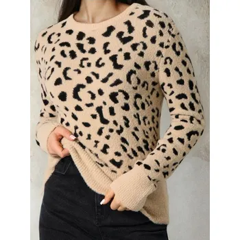 Dámské oblečení Sinsay - Vzorovaný svetr - vícebarevná - 407FJ-MLC - 407FJ-MLC-M