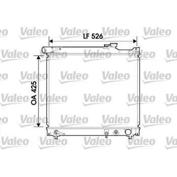Chladič motoru Chladič, chlazení motoru VALEO 734214