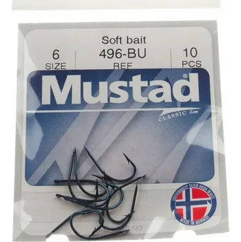 Rybářský háček Mustad Classic Sport 496 nástraha na břeh, plováková, protihroté Háčky 7 ks