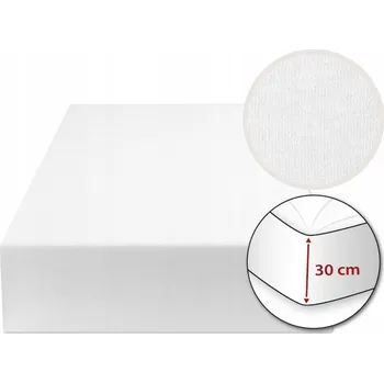 Prostěradlo Prostěradlo jersey PREMIUM s gumou 150x190, 160x200x30, bílé_01, MATEX