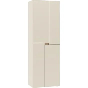 Šatní skříň Intermeble 4-dveřová skříň LENS 4D 60, béžová