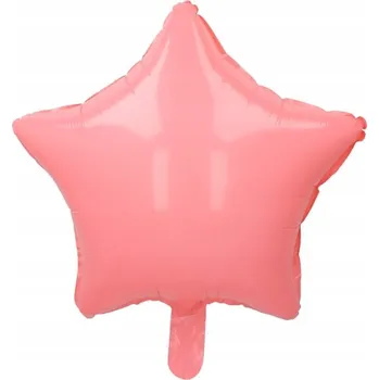 Balónek BALÓNEK 18" HVĚZDA PASTELOVÁ MATNÁ RŮŽOVÁ