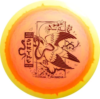 Disc golf Innova Jessica Weese 2025 Halo Champion Shryke 175g Oranžová/Žlutá