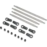 Axial táhla zadní nápravy 4WS, titan: Gilamon AXP8 - AXI-2207