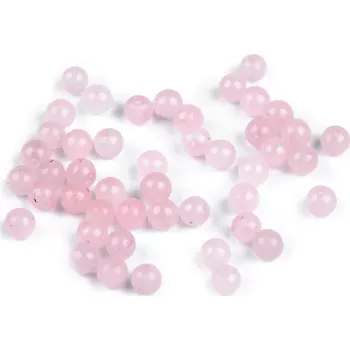 Korálek Minerální korálky Růženín Ø4 mm - 10 ks