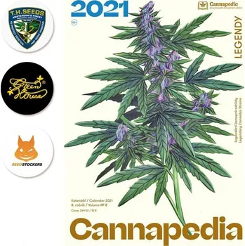 Semeno Lunární kalendář od Cannapedie. Obsahuje spoustu užitečných rad. Součástí je jako dárek 6x feminizované semínko S.A.G.E.'n Sour od TH Seeds, 1x fem. semínko Lost Pearl od Green House Seeds a 1x auto fem. BCN Critical XXL Auto od Seedstockers.