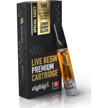 CBD Objevte CBD Cartridge s příchutí Lemon Cherry Gelato od společnosti Eighty8.
