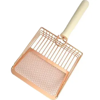 Toaleta pro kočku TopTechnology Čisticí nástroj pro kočičí toaletu Metal Cat - Růžové zlato