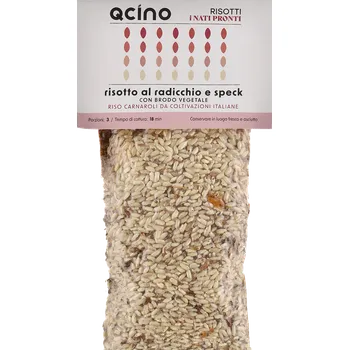 Rýže QCINO Risotto Radicchio e Speck 250g sáček