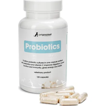 Veterinární přípravek Probiotics – pro dobré trávení a vitalitu 120 tobolek
