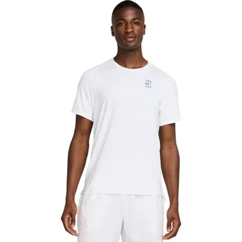 Pánské tričko Pánské tričko Nike Court Advantage Dri-Fit Tennis Top Bílý (S)