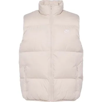 Pánská vesta Pánská vesta Nike CLUB PUFFER L Béžová, Bílá