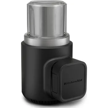 Mlýnek na kávu KitchenAid Bezdrátový mlýnek na kávu GO s baterií, 5KBGR111, černá mat 5KBGR111BM