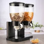 Dávkovač na cereálie černá/transparentní