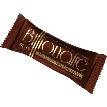 FA - Fitness Authority Billionaira Bar 45 g Příchuť: Lískový oříšek karamel