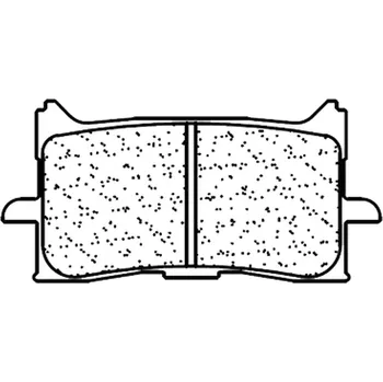 Nářadí na motocykly CL BRAKES Street Sintered Metal Brzdové destičky - 1245A3+ 1245A3+
