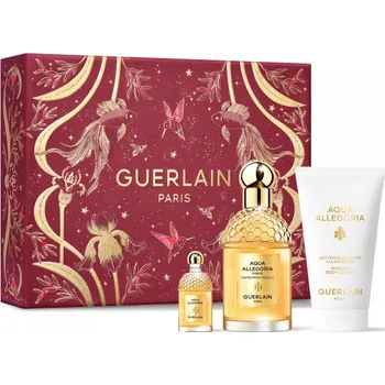 Guerlain Aqua Allegoria Forte Mandarine Basilic dárková sada (parfémová voda 75 ml + tělové mléko 75 ml + miniatura 7,5 ml) dámská