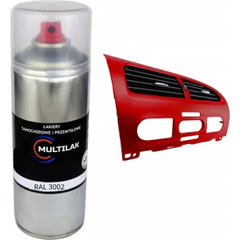 Lak na dřevo Lak ve spreji na dekory a lišty v interiéru auta RAL 3002 lesklý