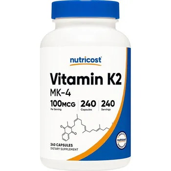 Fitness strava Nutricost Vitamin K2 (MK4) 240 kapslí