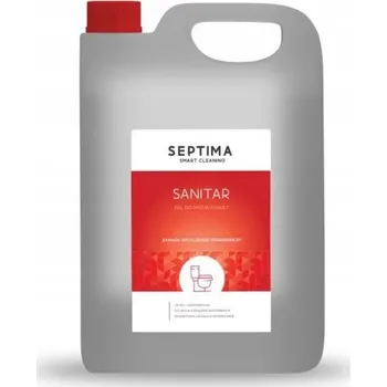 Univerzální čisticí prostředek GEL NA ČIŠTĚNÍ TOALET SEPTIMA SANITAR 5 L S VŮNÍ SICILSKÉHO POMERANČE