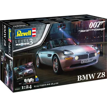Plastikový model Revell BMW Z8 - Jeden svět nestačí (1:24) (Giftset) - RVL05662