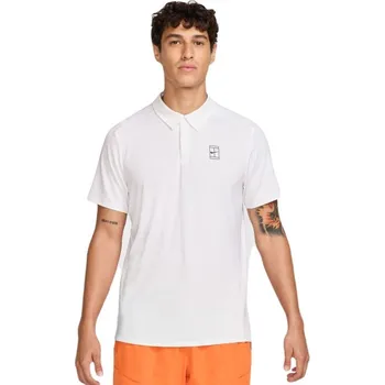 Pánské tričko Pánské tenisové polo tričko Nike Court Advantage Dri-Fit Bílý (XXL)