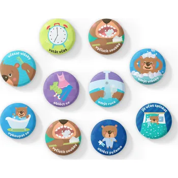 Kalendář Dokido Hygiena - sada magnetek