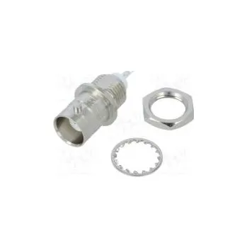 Elektrická zásuvka Zásuvka BNC zásuvka přímý 50Ω pájení do panelu teflon