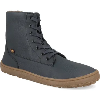 Dívčí zimní obuv Barefoot zimní boty Froddo - Tex Laces Dark blue tmavě modré Velikost: 39