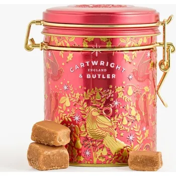 Cartwright & Butler Máslový fudge ve vánoční dárkové plechovce 175 g