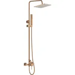 Laveo Sprchový komplet Pola se směšovací baterií - PLA_80KX, růžové zlato lesk