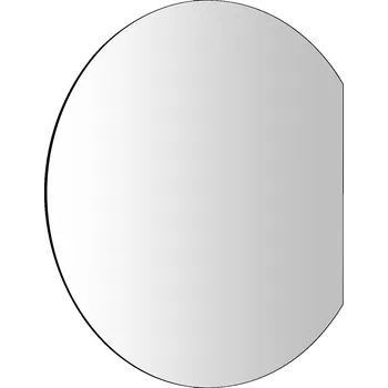 Nábytek SAPHO DARA CUT zrcadlo s LED podsvícením 20W, ø 100x90cm, topná fólie