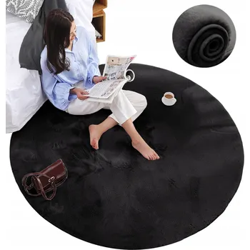 Koberec Kulatý Koberec Rabbit Strado 110x110 černý