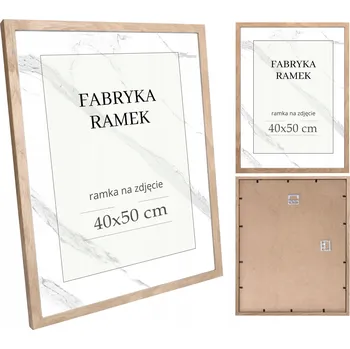 Rám na obraz Rámeček 40x50 rámečky na fotky hnědý rám na fotografie