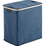 GEDY YOSHI koš na prádlo 53x51x34cm, bambus, modrá