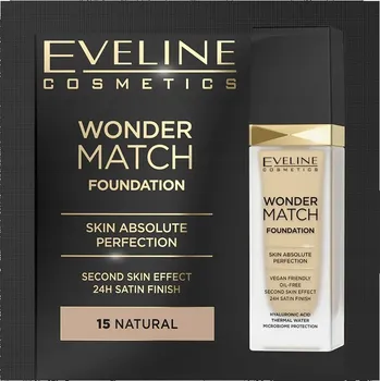 Podkladová báze na tvář Eveline Cosmetics Wonder Match podkladová báze na obličej č. 15 mini verze VZOREK