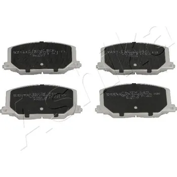 Brzdová destička Sada brzdových destiček, kotoučová brzda ASHIKA 50-02-237