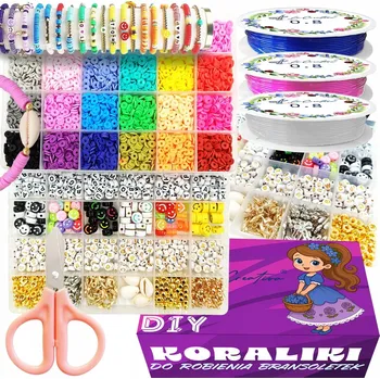 Náramek Korálky na výrobu náramků a bižuterie, písmenka, náramek pro děti