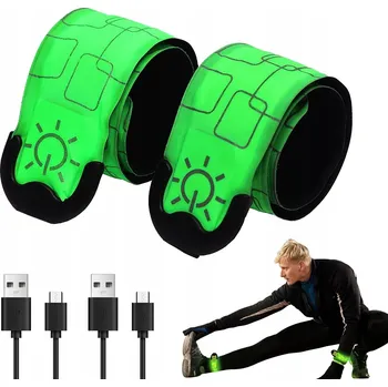 2x LED REFLEXNÍ PÁSKA PRO BĚHÁNÍ
