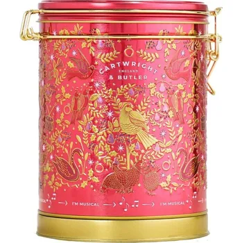 Cartwright & Butler Mix máslových sušenek ve vánoční hrací plechovce, 400 g 4062