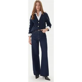 Dámský svetr Tommy Hilfiger Kardigan WW0WW43089 Tmavomodrá Regular Fit XS