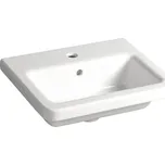 SAPHO CITY keramické umyvadlo hranaté 50x40cm, bílá
