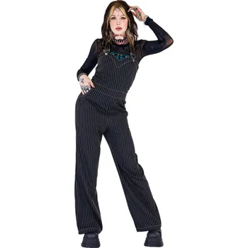 Dámské kalhoty overal dámský (kalhoty) JAWBREAKER - Pinstripe - Black - XS
