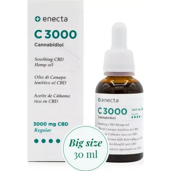 CBD Zklidňující konopný olej CBD - 3000 mg, 30 ml (10 % CBD). Stejná účinnost, delší trvání. C3000 má stejné procento jako náš C1000, ale dodává se v balení po 30 ml.