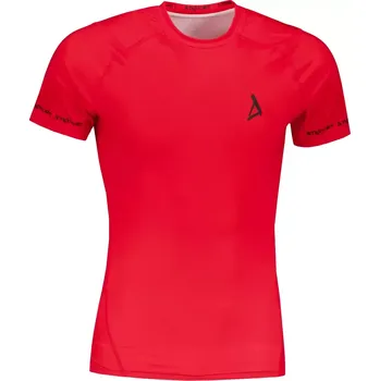 Pánské tričko Pánské funkční kompresní tričko s krátkým rukávem premium ALTISPORT VOJ/ALM000TR04 ČERVENÁ M