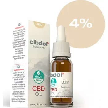 CBD 4% CBD olej Cibdol patří k nejsilnějším a nejčistším CBD olejům na současném trhu. Je vyroben z nejlepšího přirozeně pěstovaného konopí a neobsahuje žádné chemikálie ani přísady. Na rozdíl od konopí je CBD olej Cibdol 100% nepsychotropní - po konzumaci už